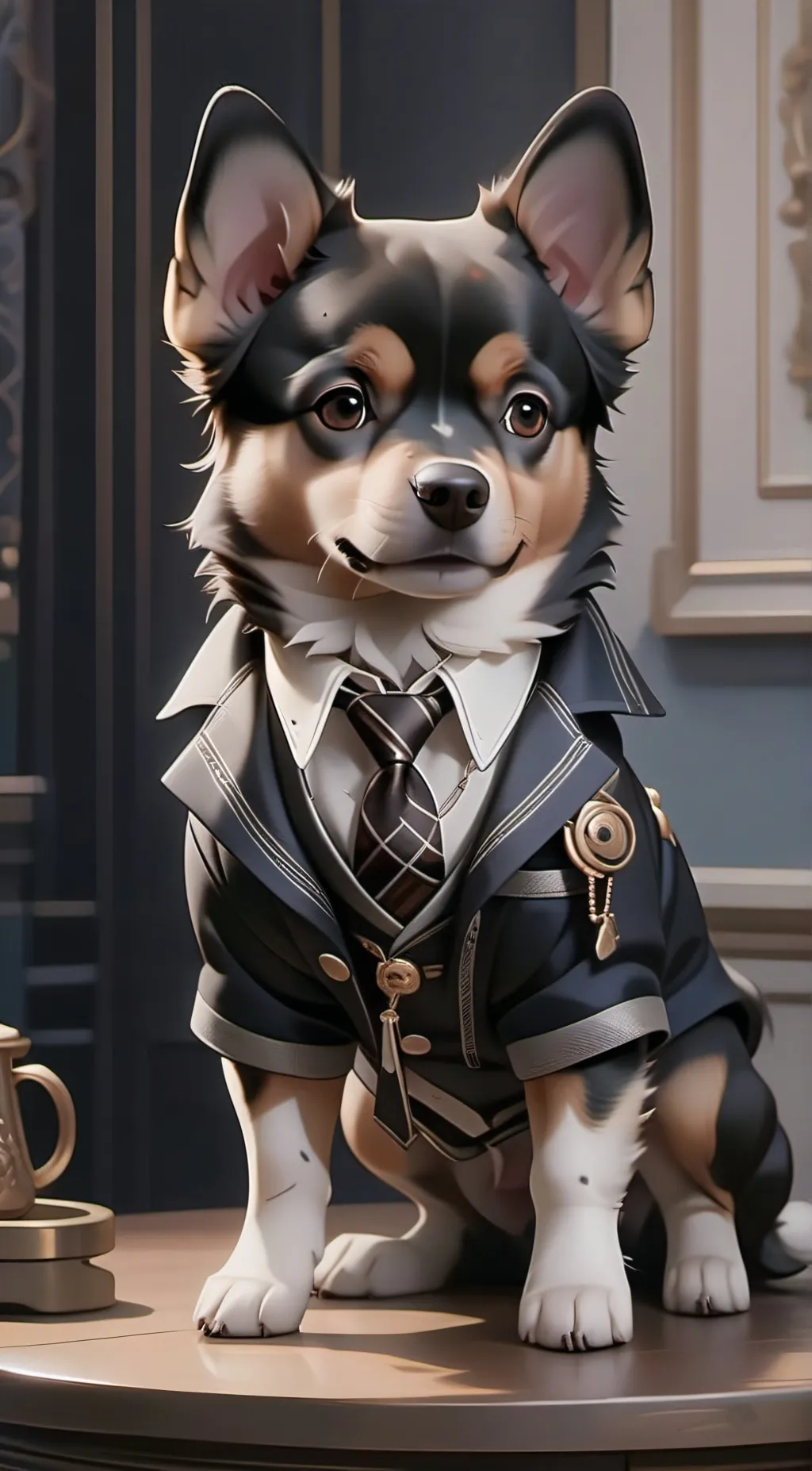 ai character: Dexter background