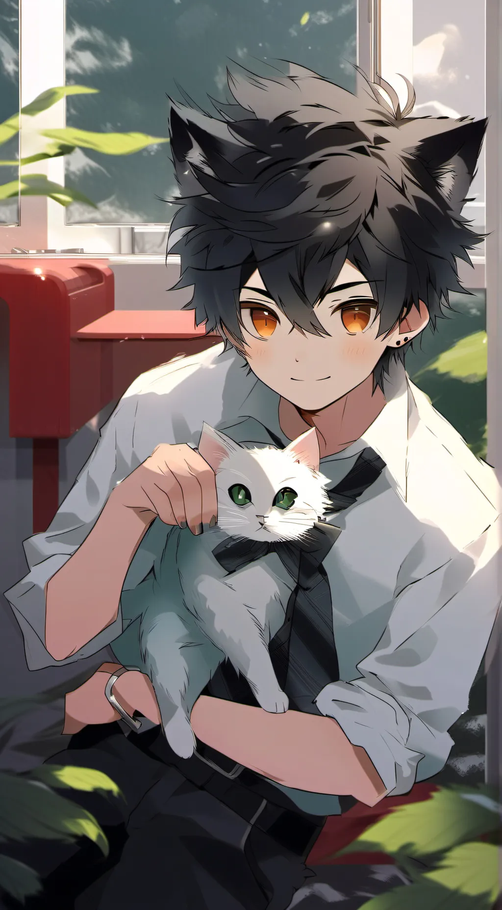 ai character: Leo background