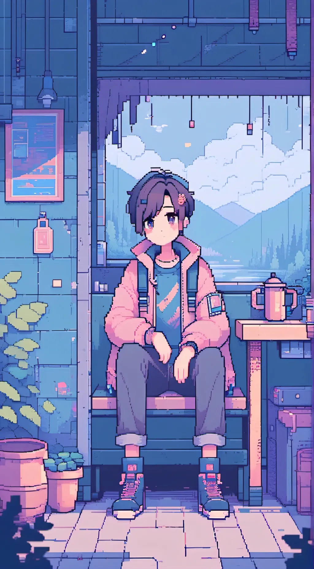 ai character: Winnie Webber  background