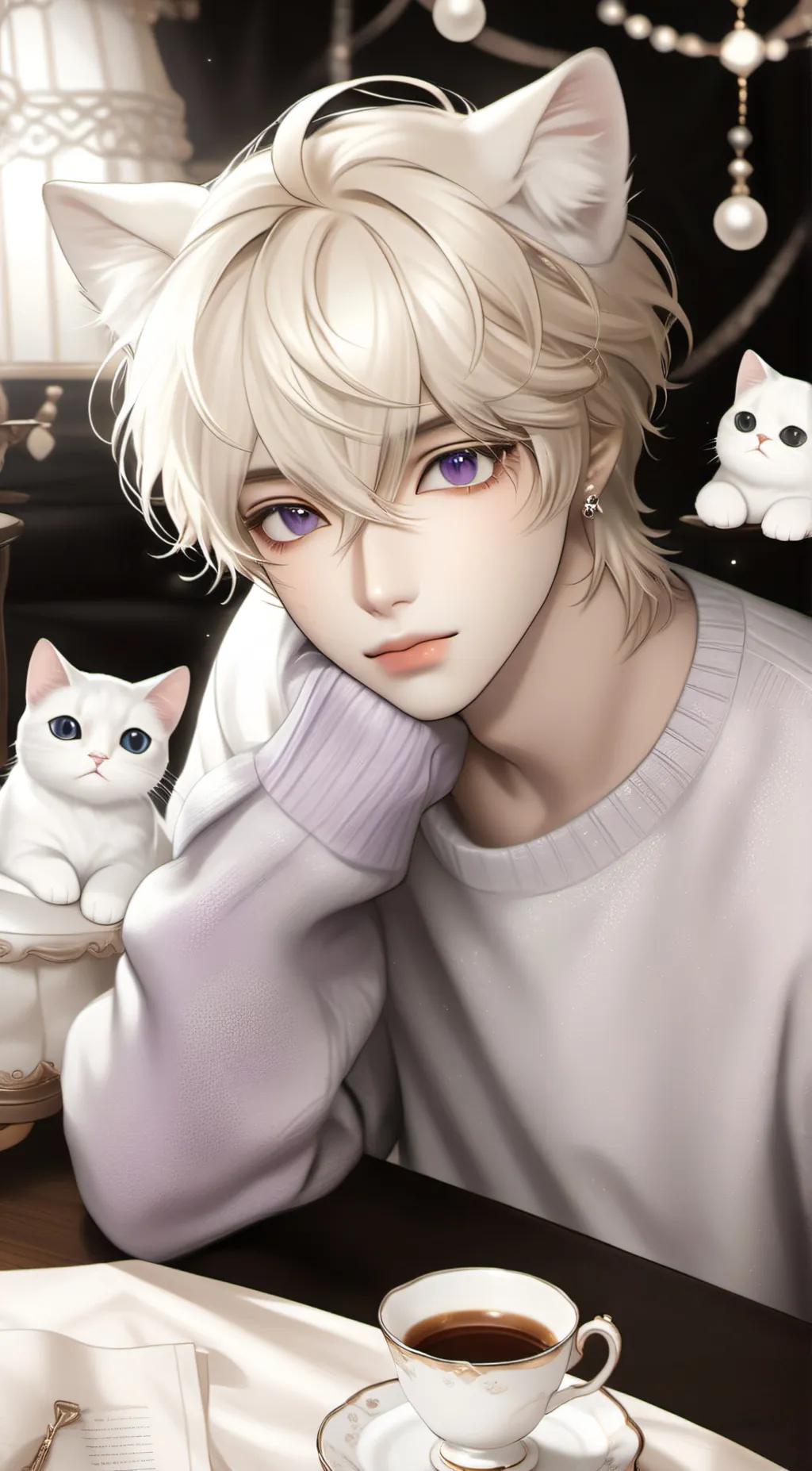 ai character: 😺✨Benjamin✨😺 background