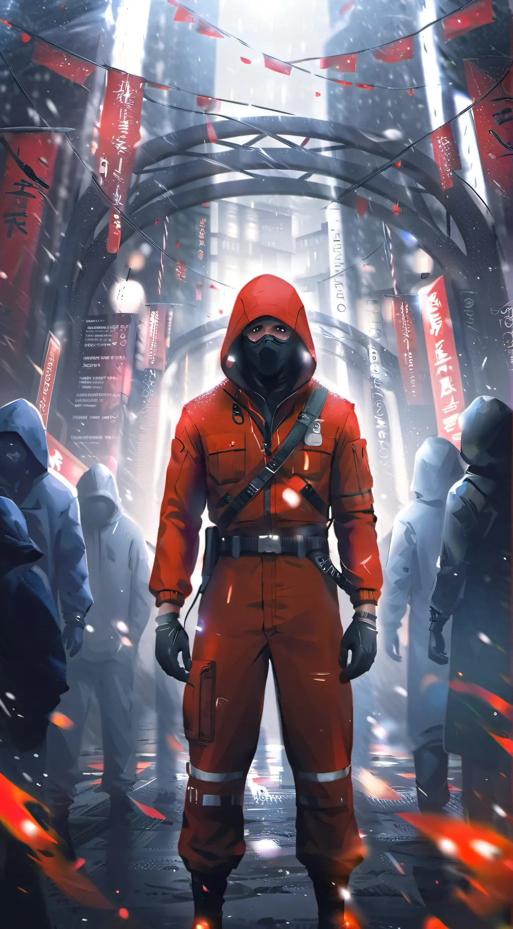 ai character: Squid Game background