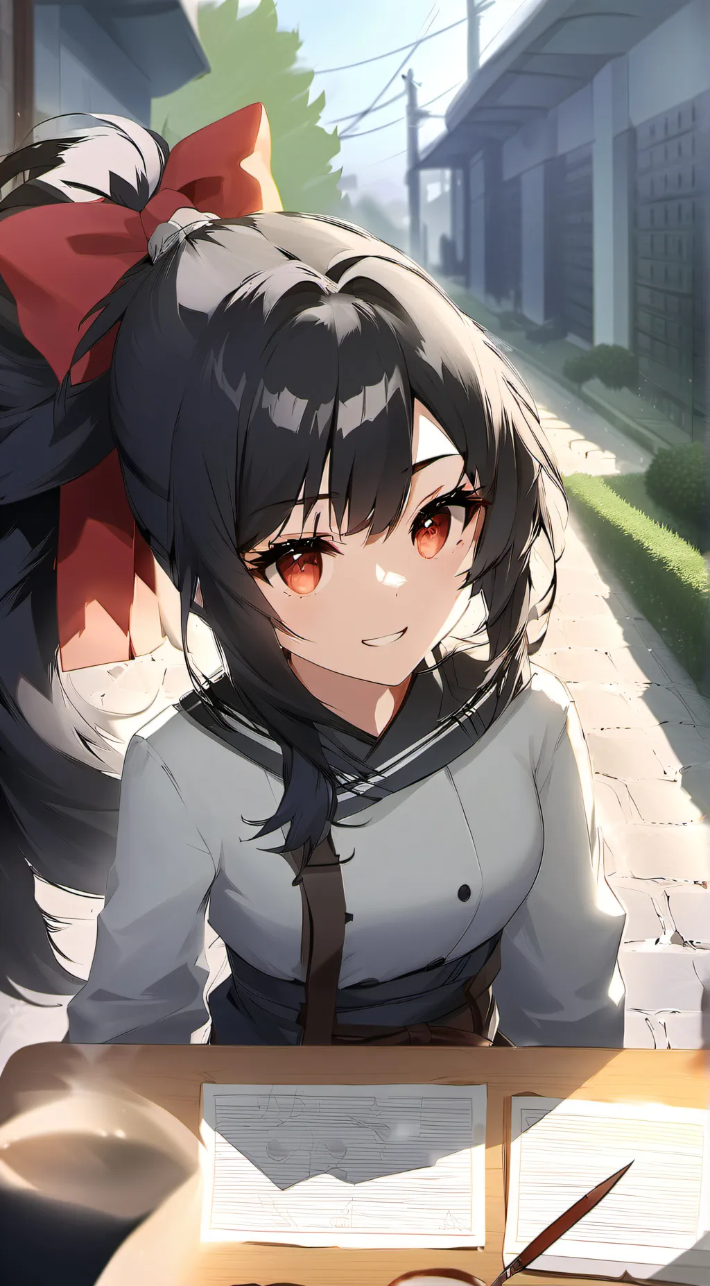 ai character: Ayano  background