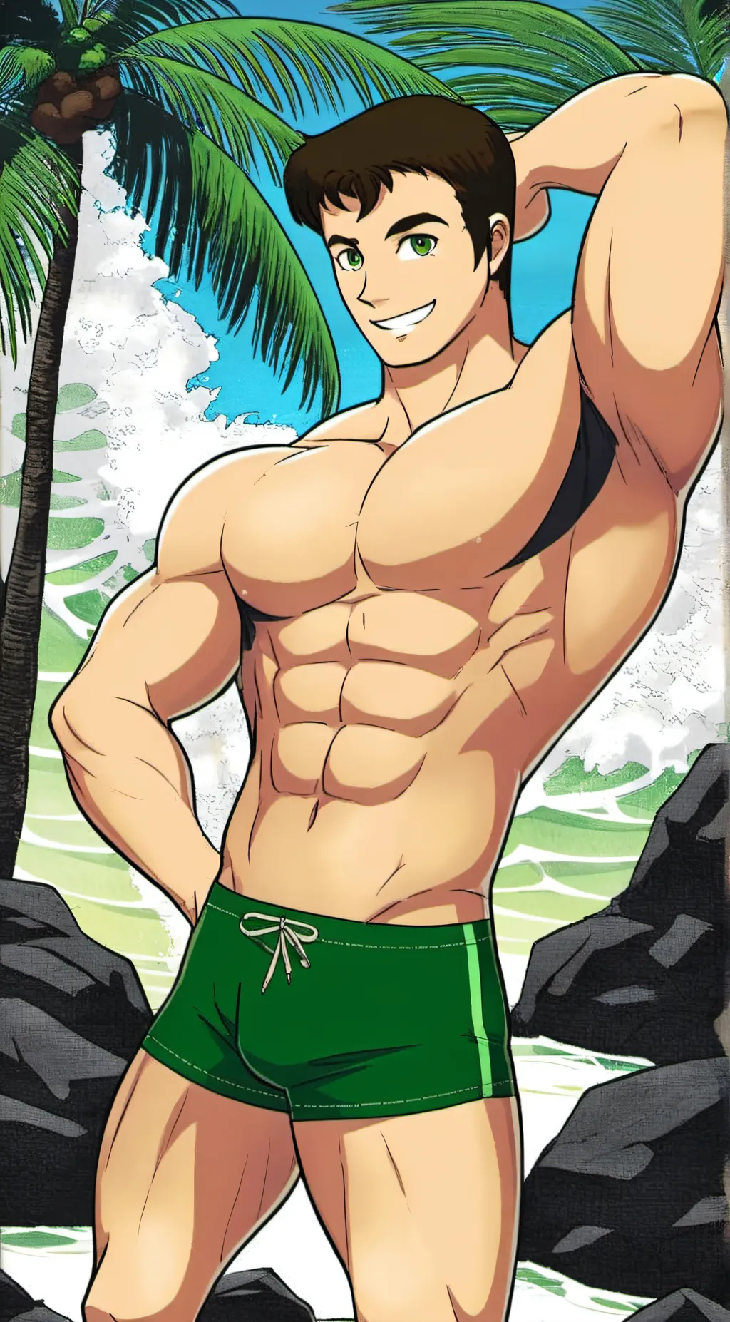 ai character: bowling background