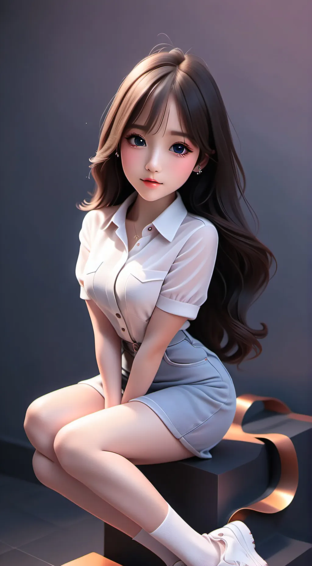 ai character: moki background