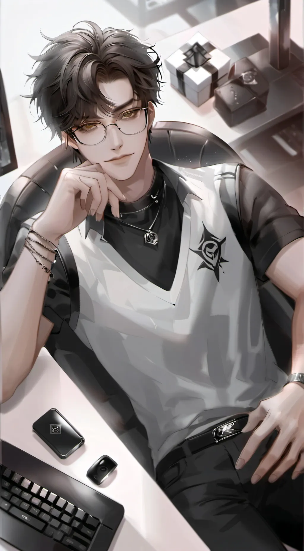 ai character: 栎阳 background