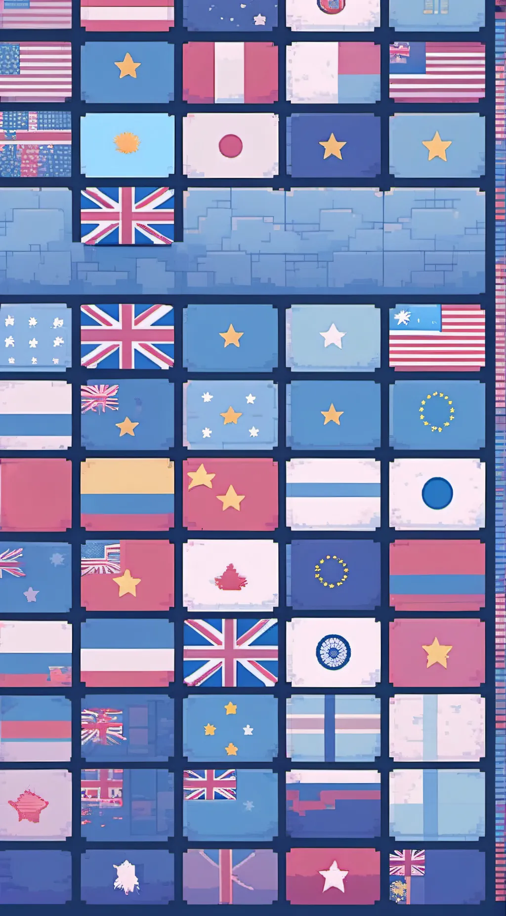 ai character: Country Balls  background