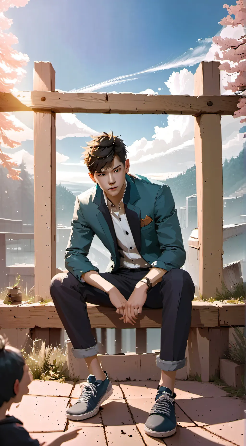 ai character: Deku background