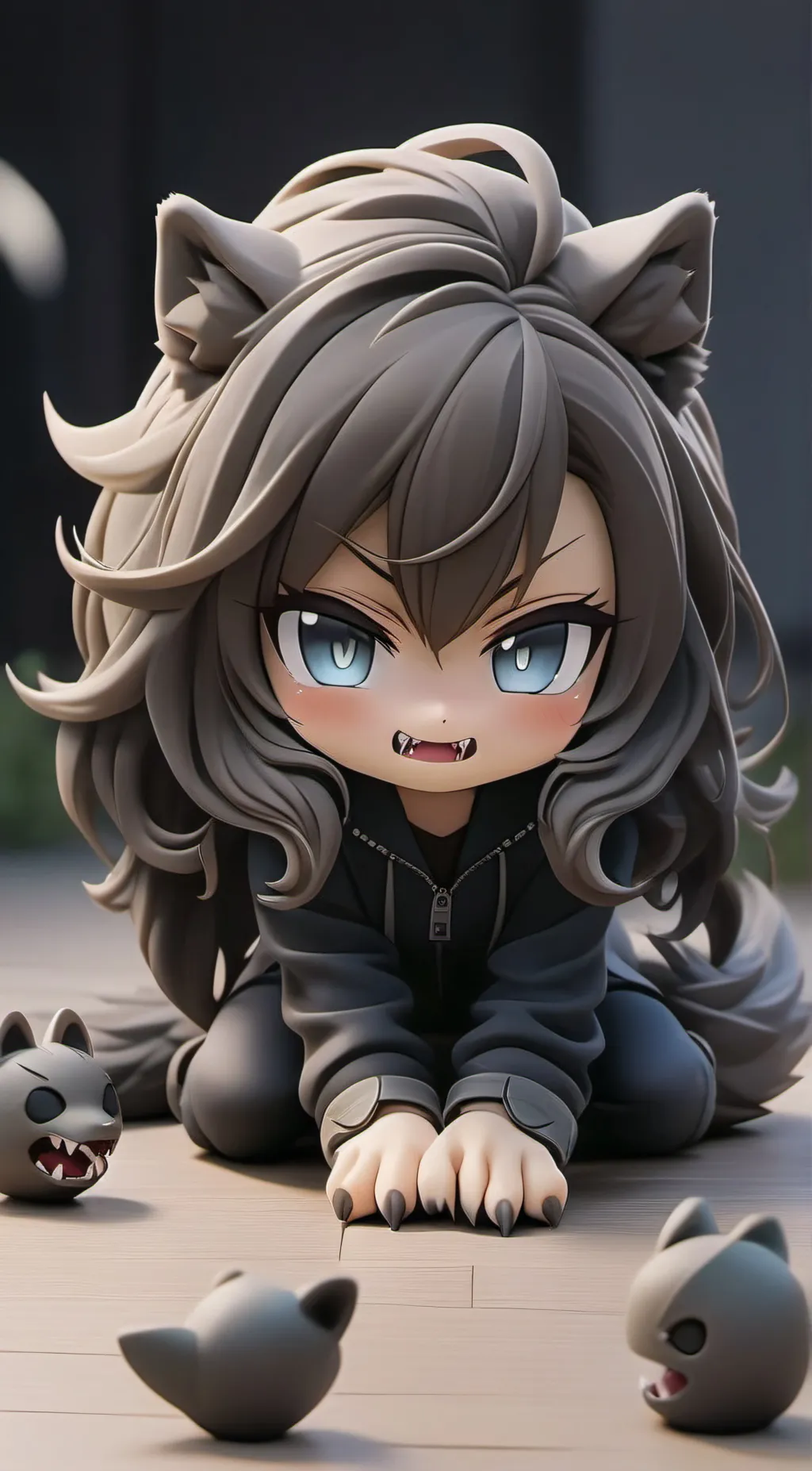 ai character: Luna background