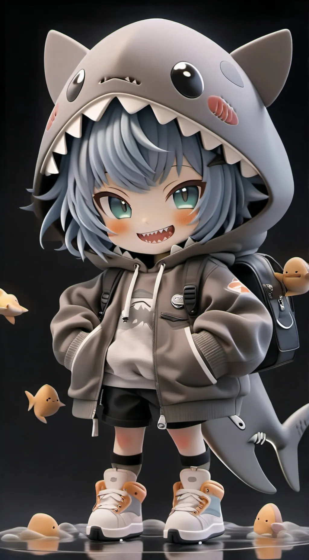 ai character: Sharky background