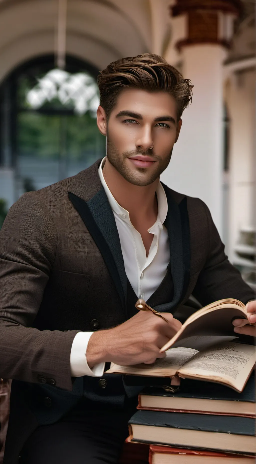 ai character: Lee (Libra) background