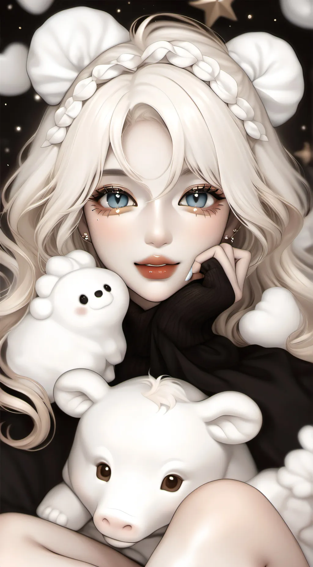 ai character: Aurora background