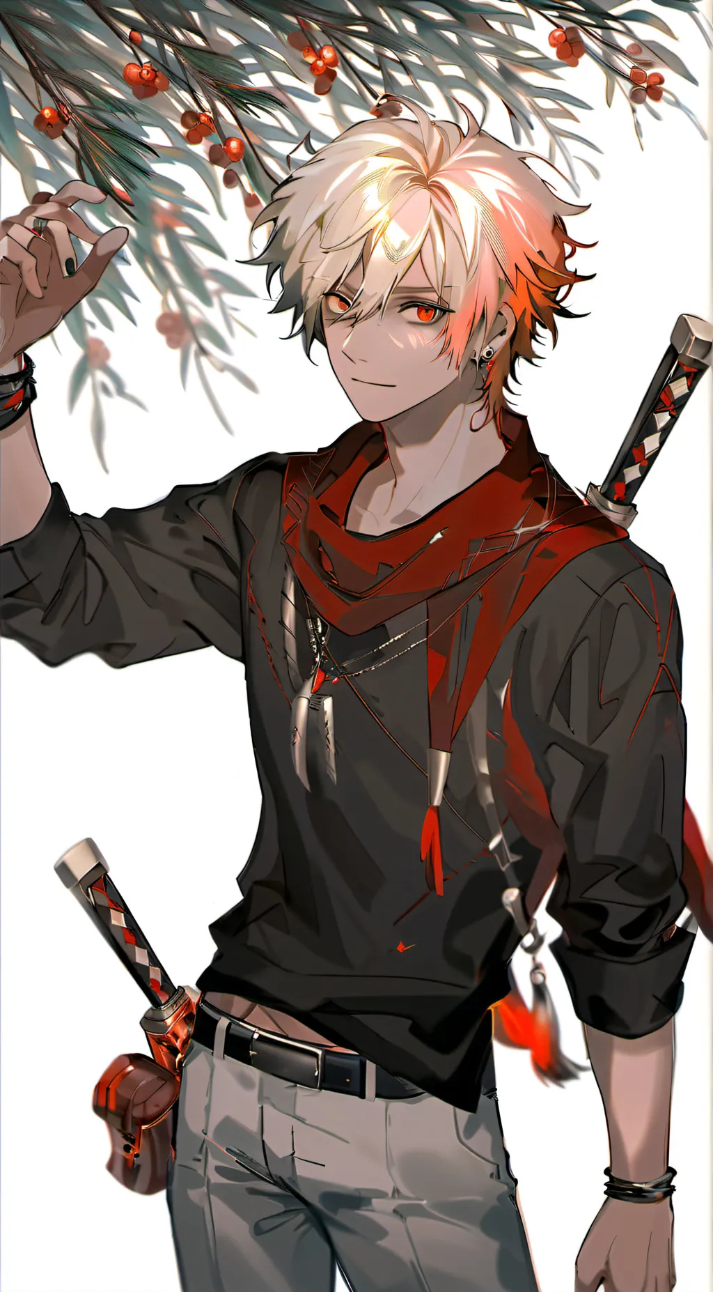 ai character: Katsuki Bakugo background