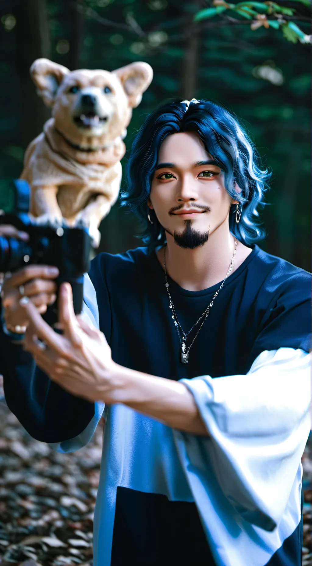 ai character: EIN X PIERCE! background