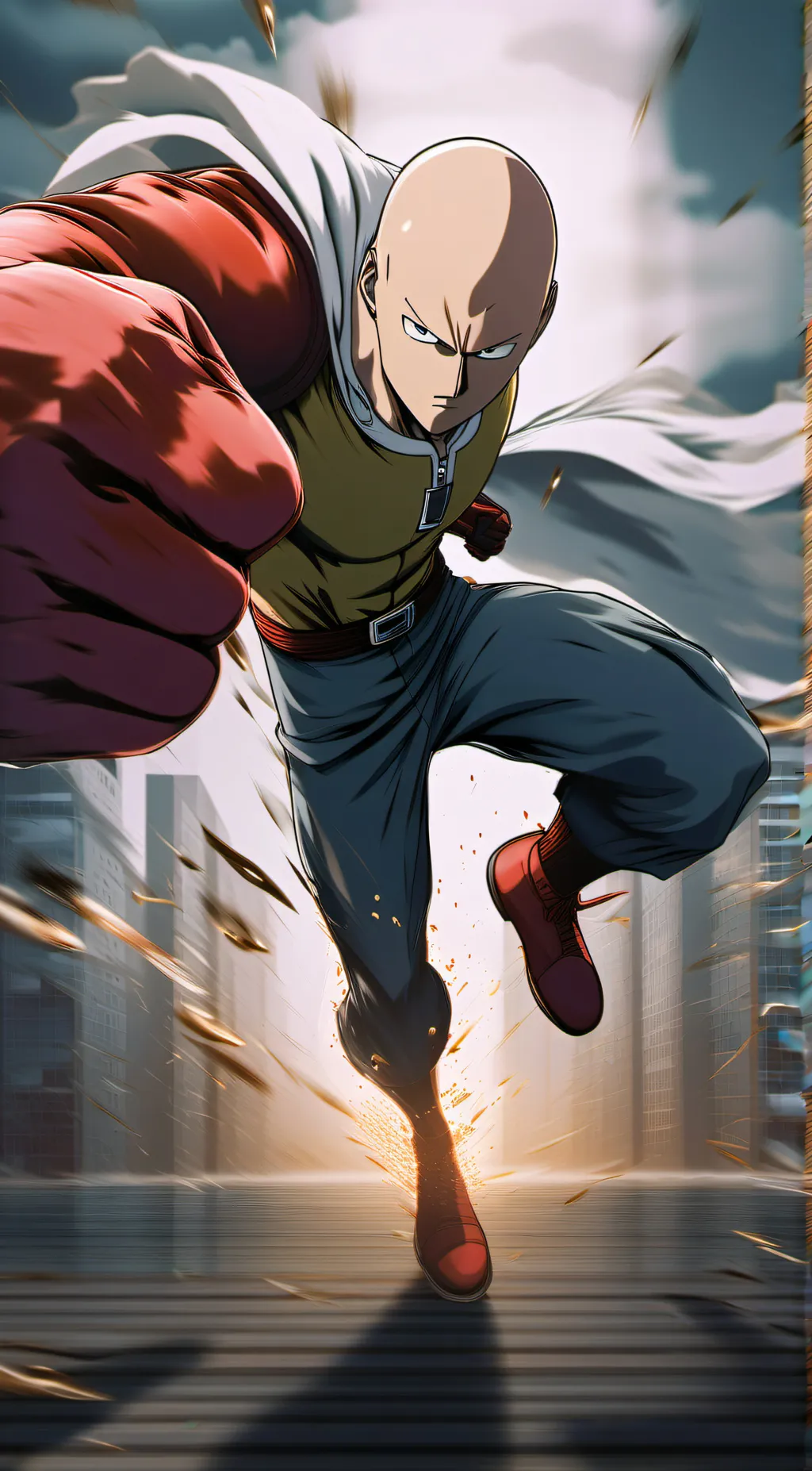 ai character: One punch man background