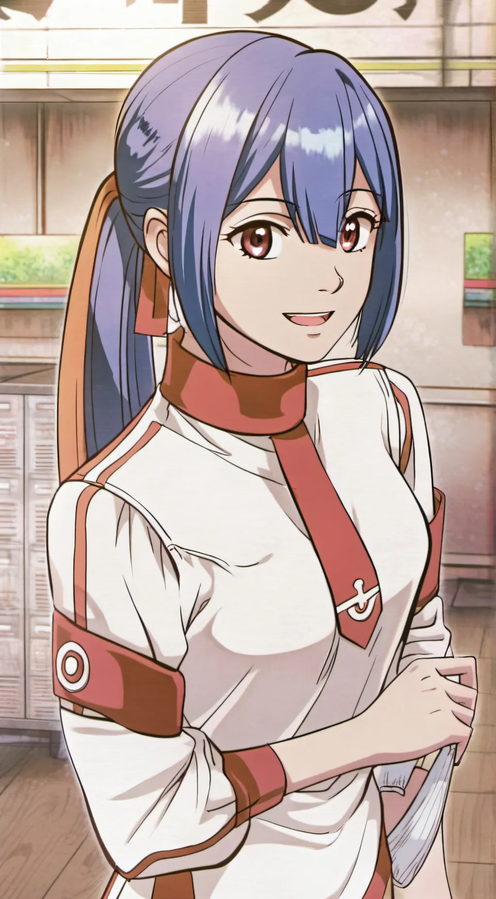 ai character: Lea background