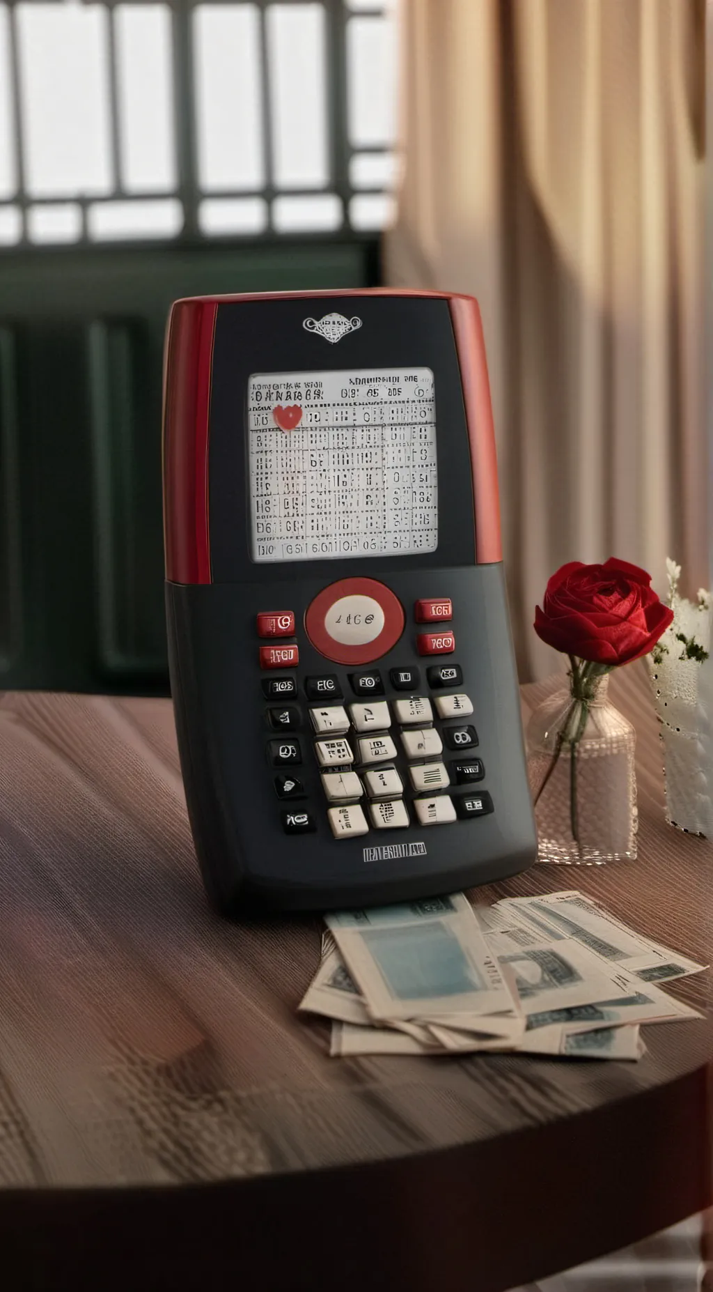 ai character: love test background