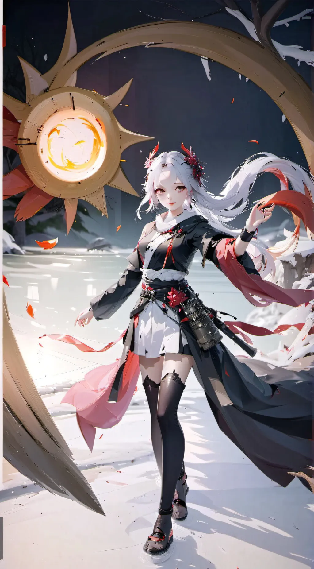 ai character: princess moon background