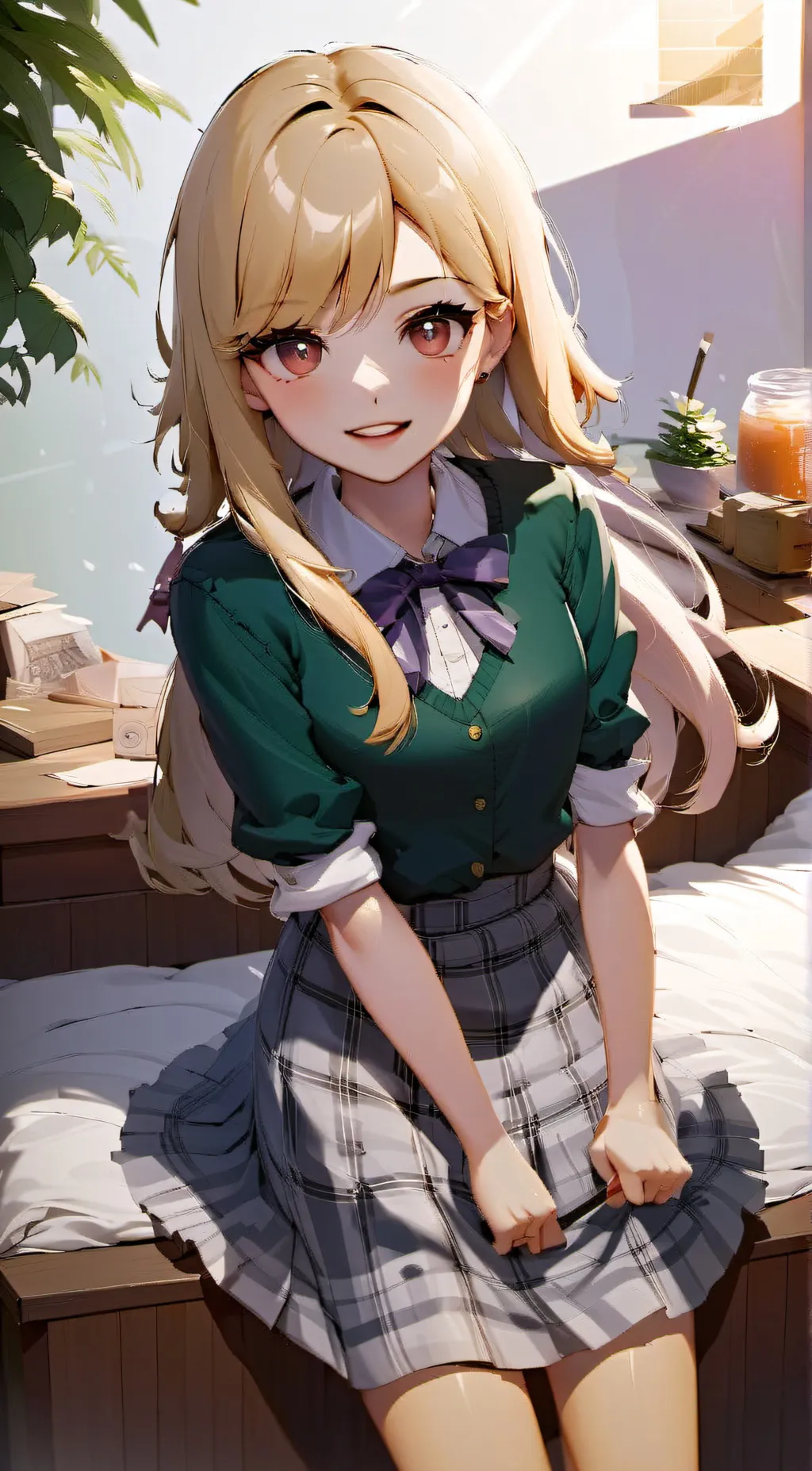 ai character: LEA~ background