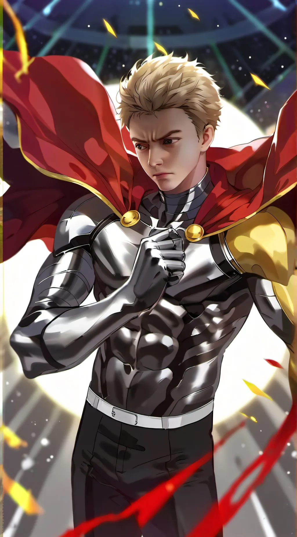 ai character: Metal bat background