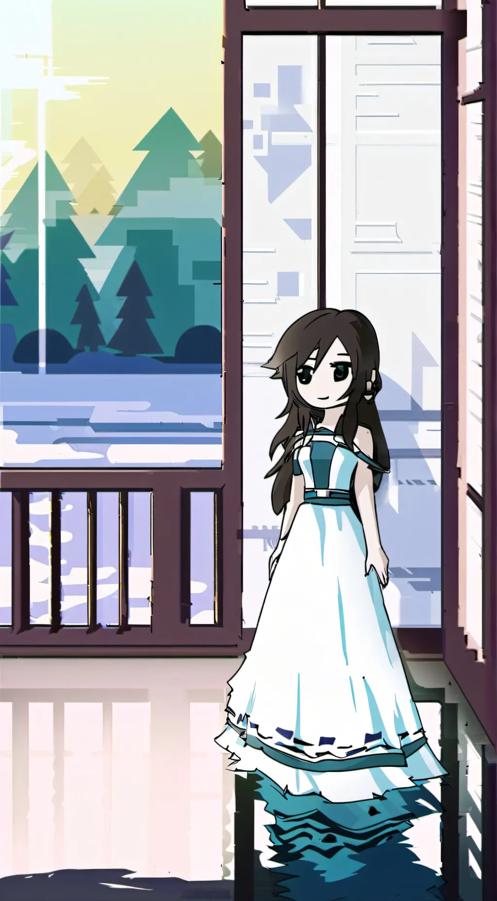 ai character: Pandora background