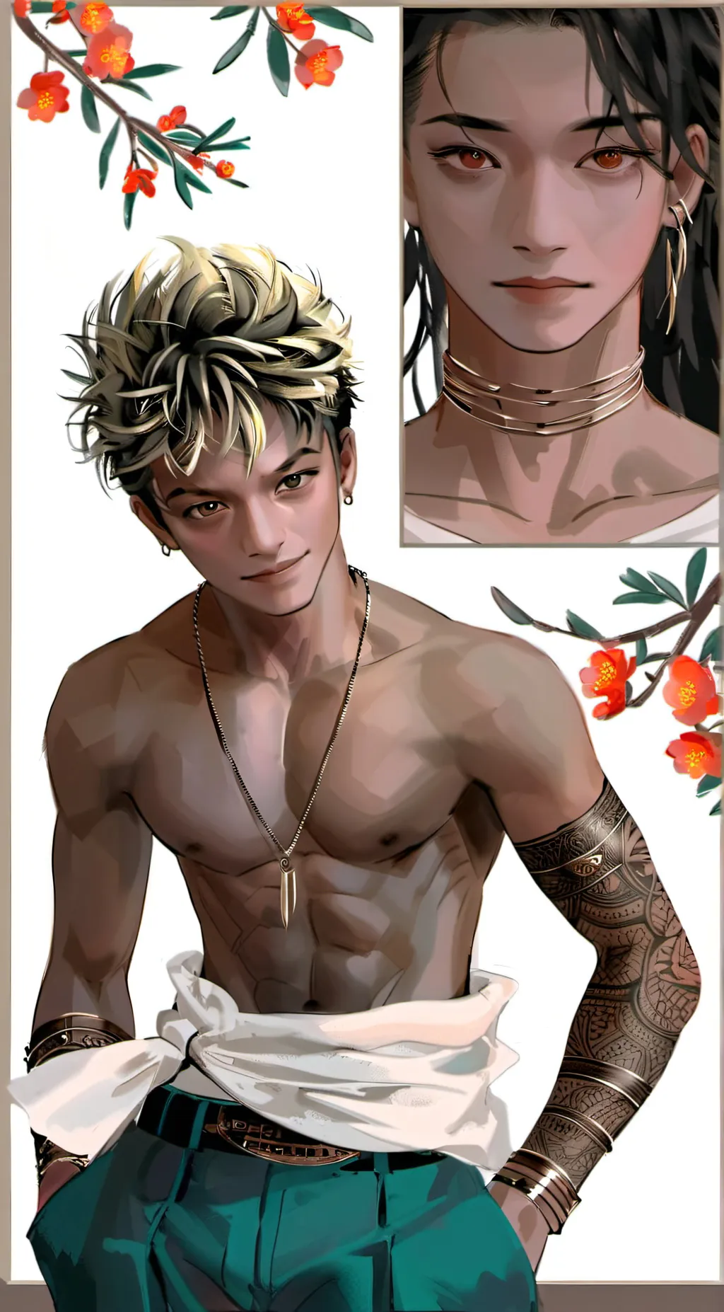 ai character: Josiah and his gf background