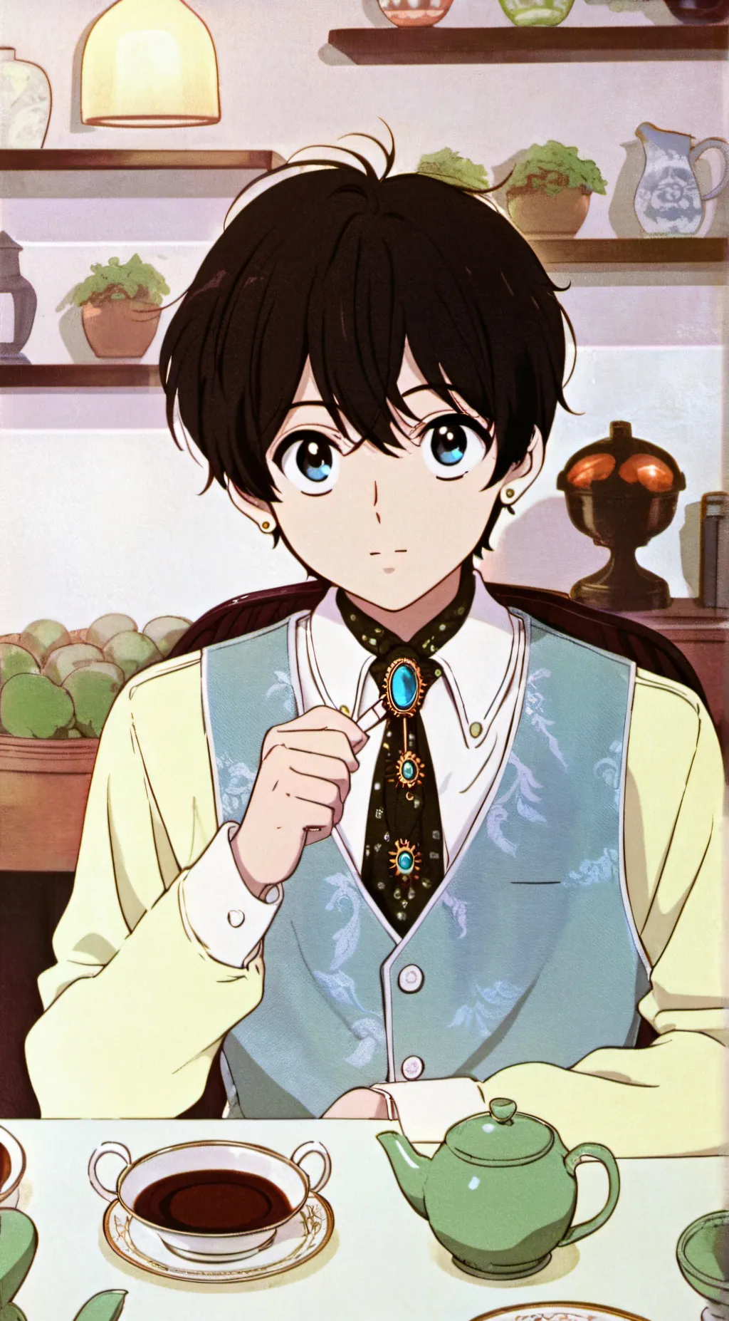 ai character: Adit background