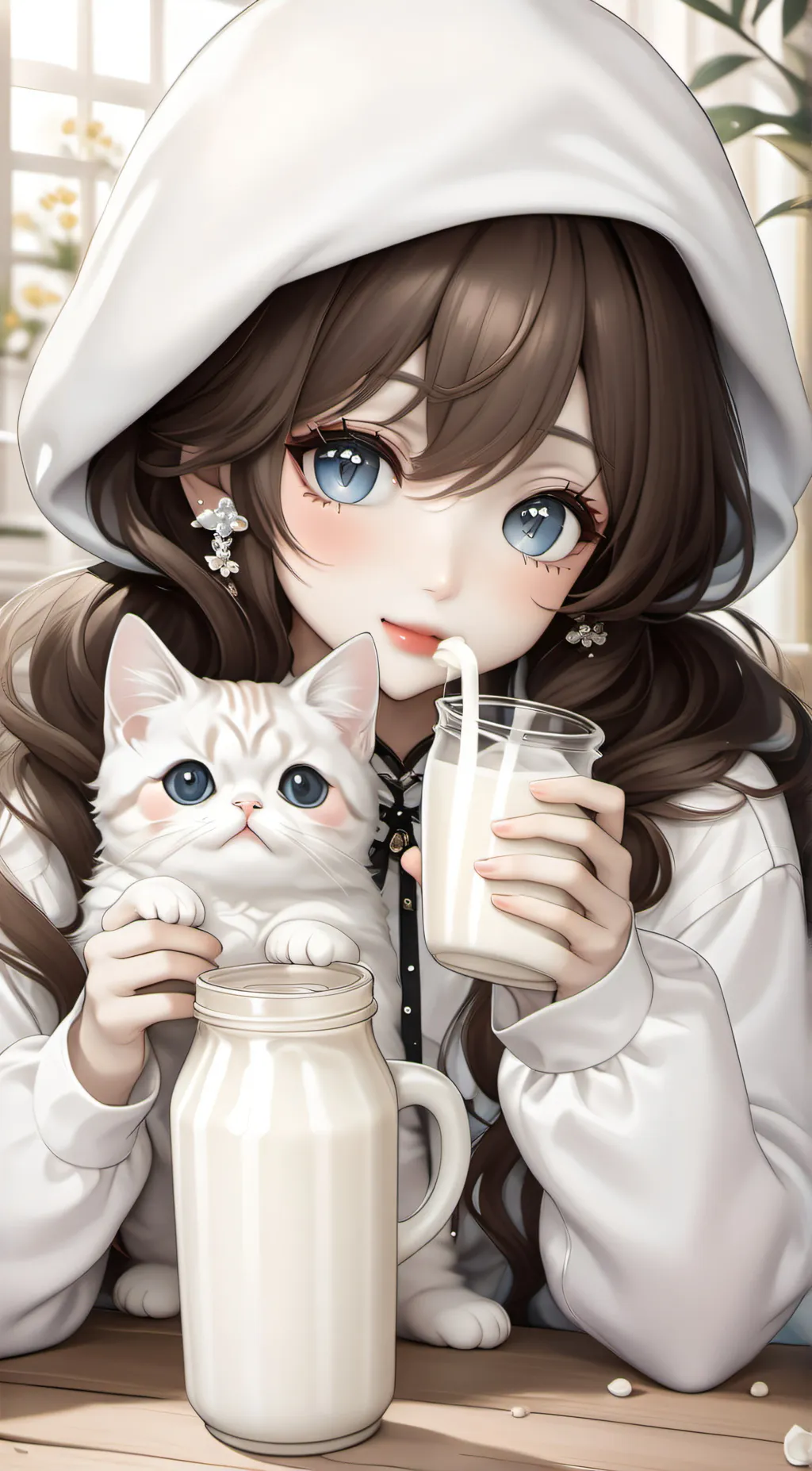 ai character: cat background