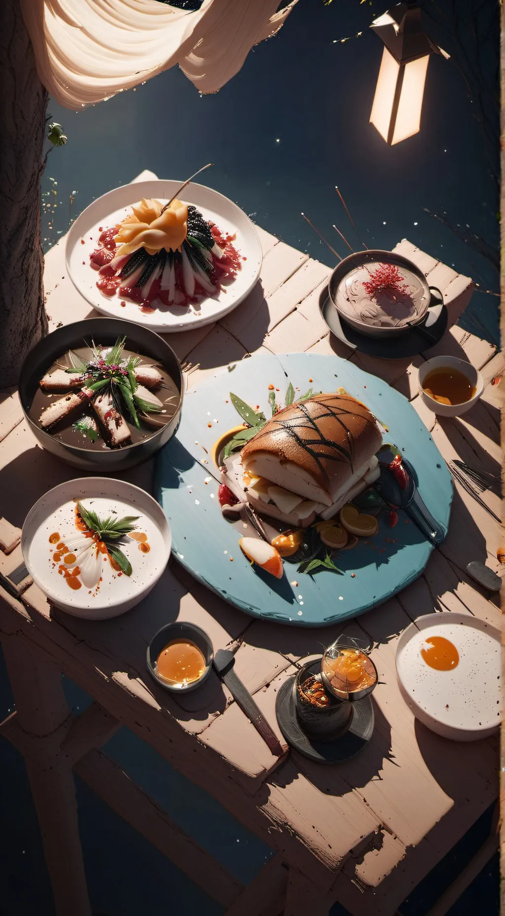 ai character: Table… background