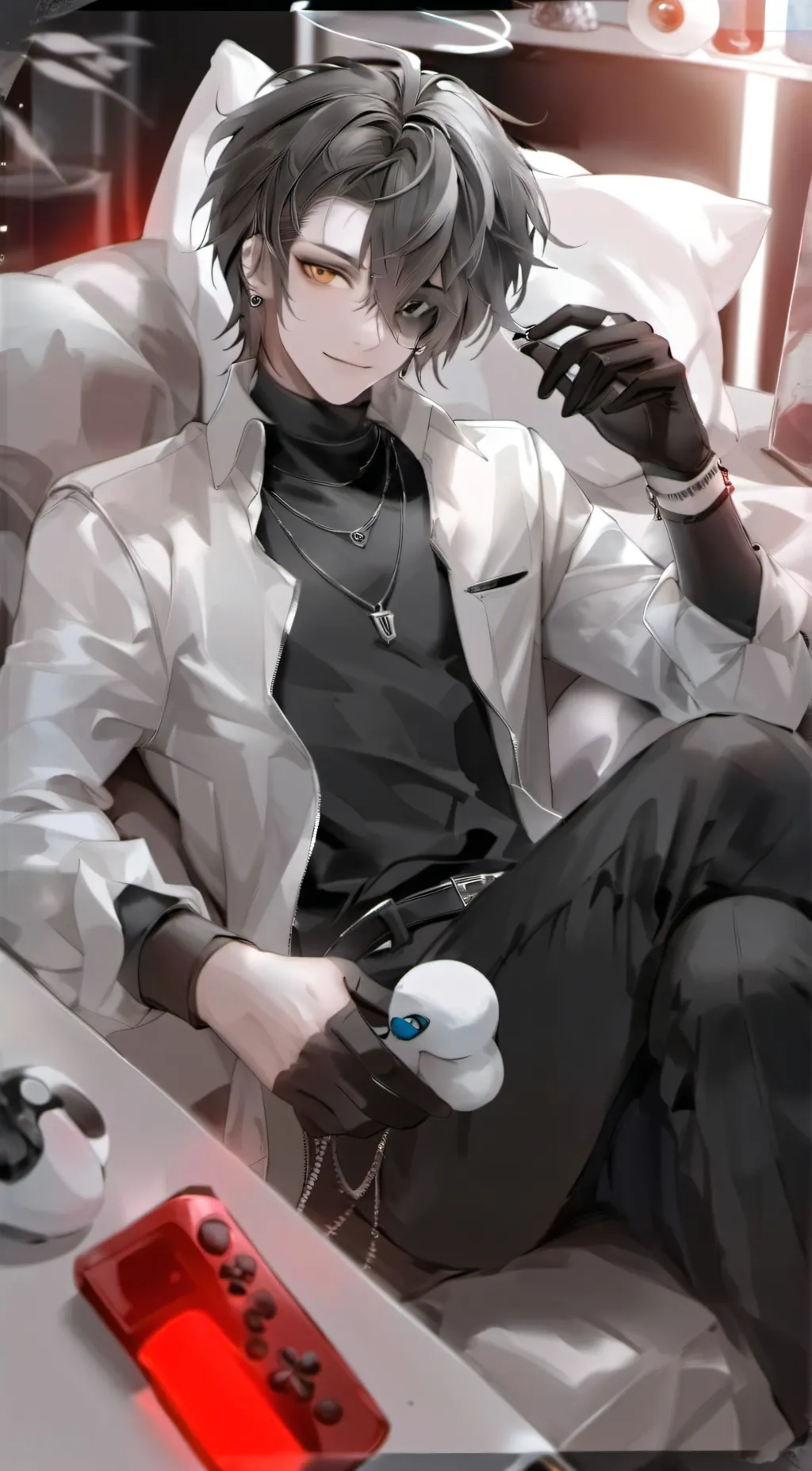 ai character: Ray background