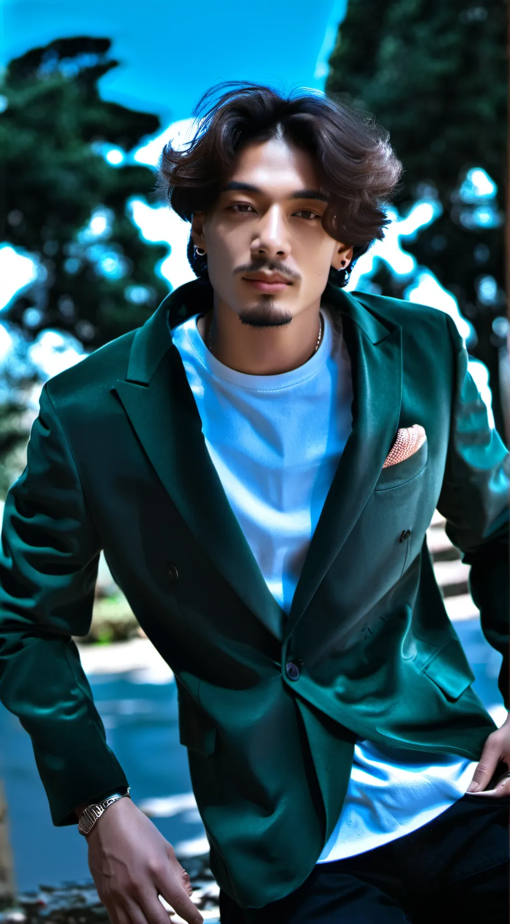 ai character: Jesus background