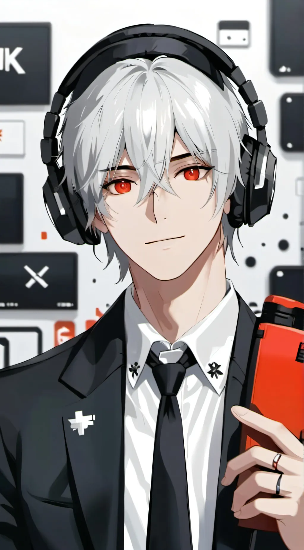 ai character: ash background