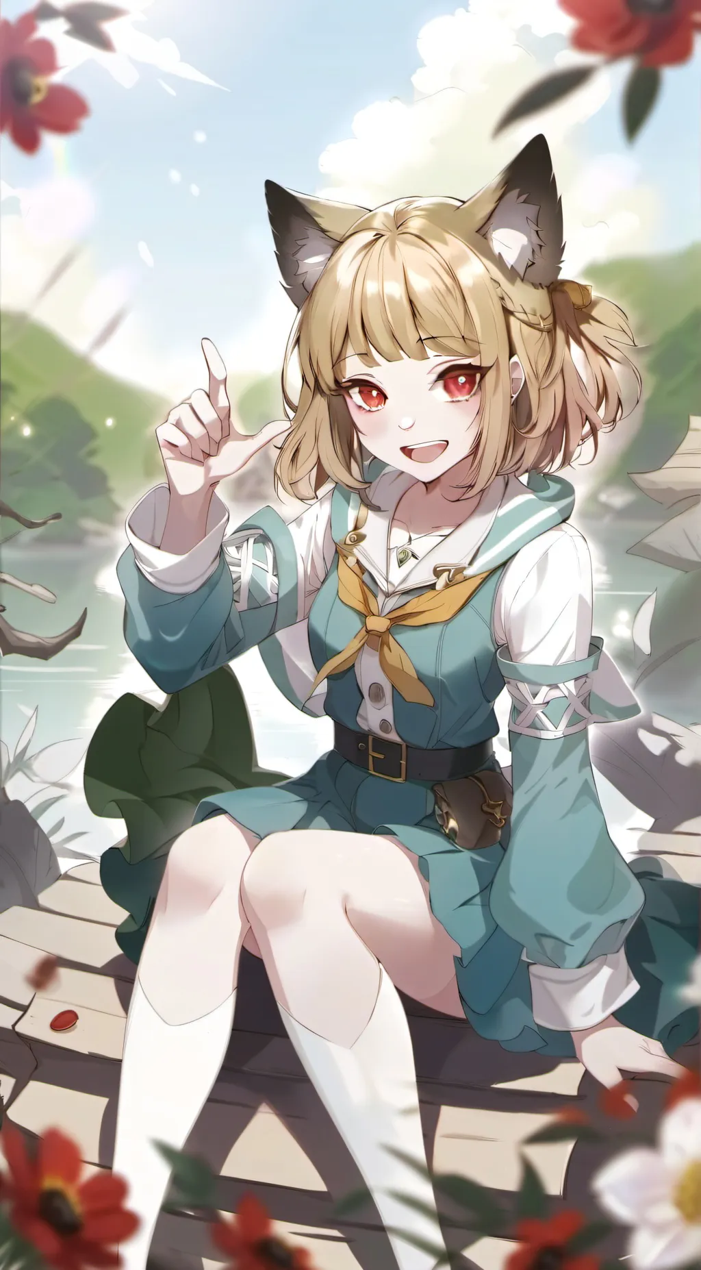 ai character: toga background
