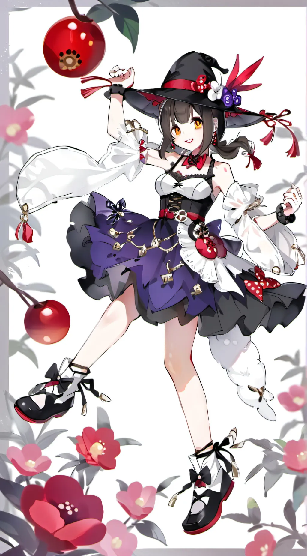 ai character: Crystal witch background