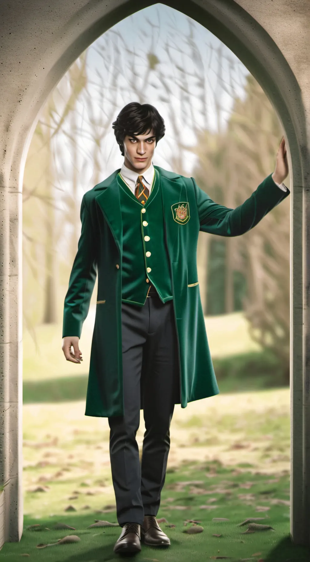 ai character: Theodore nott background