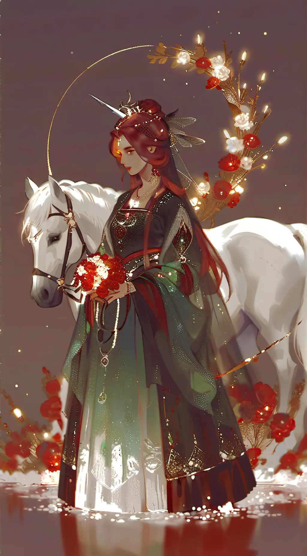 ai character: Emerald  background