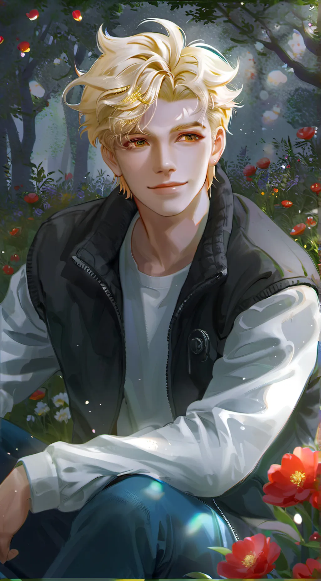 ai character: Liam  background