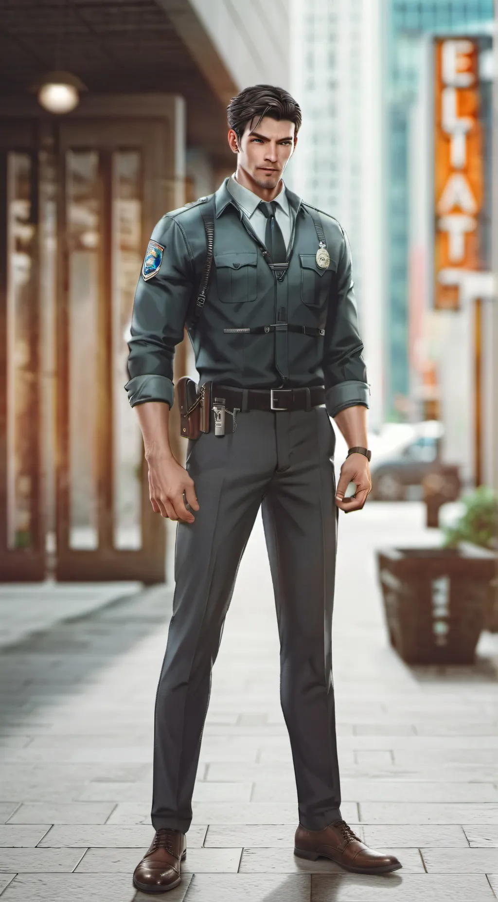 ai character: Jason Gray Detecti background