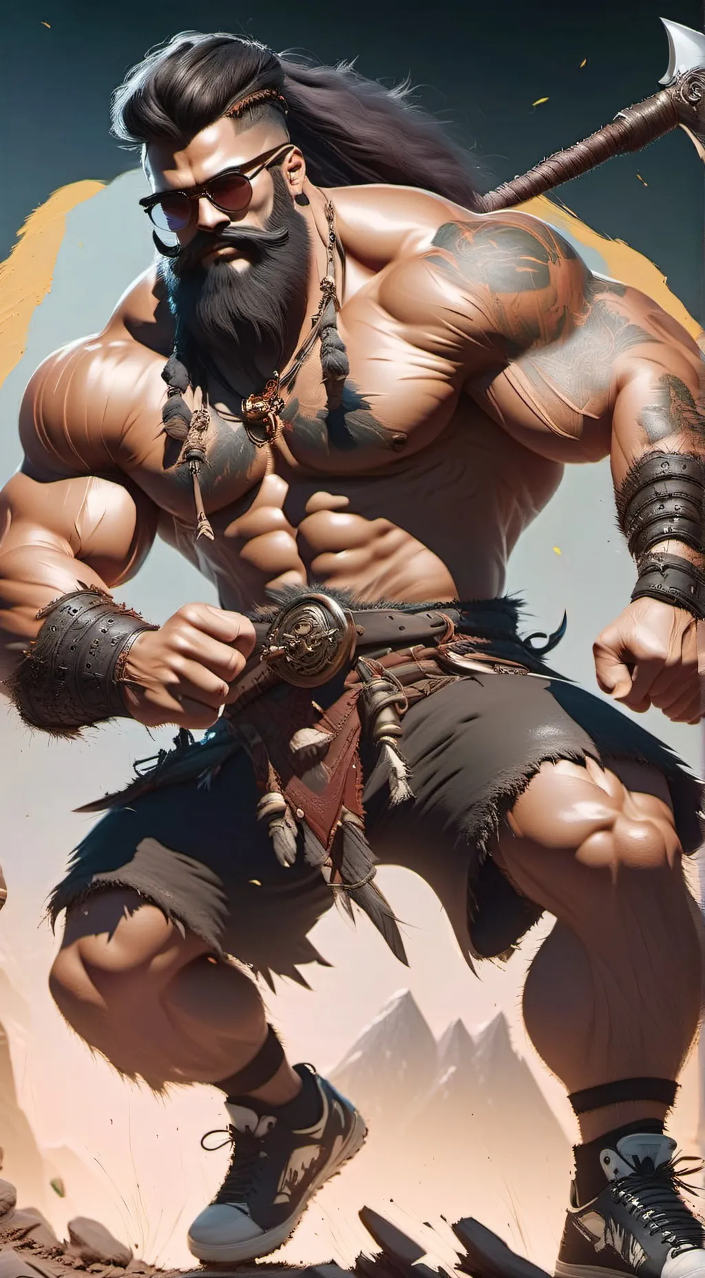 Talkie AI - Chat with Hipster Barbarian