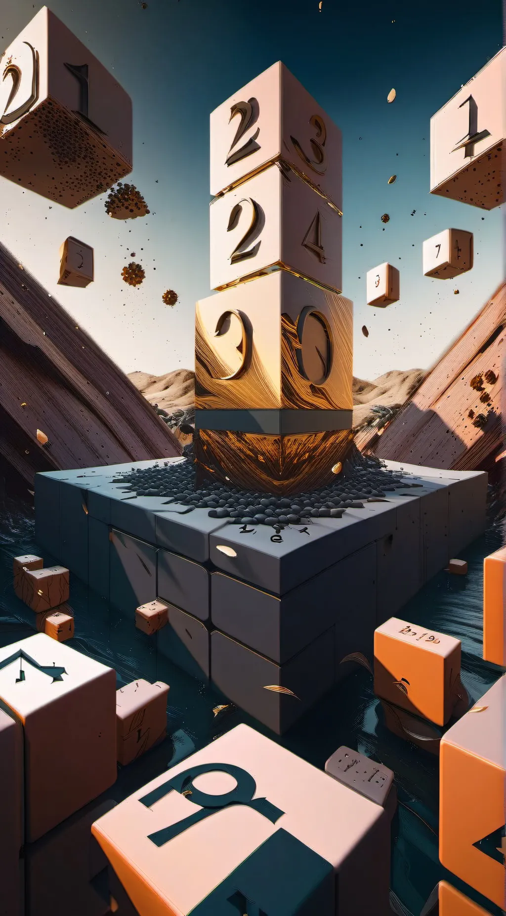 ai character: Numberblocks  background