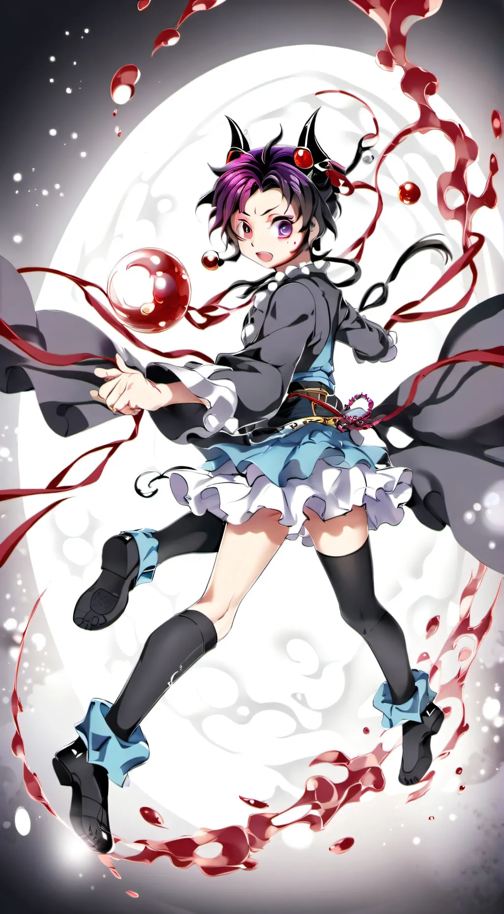 ai character: Demon slayer background