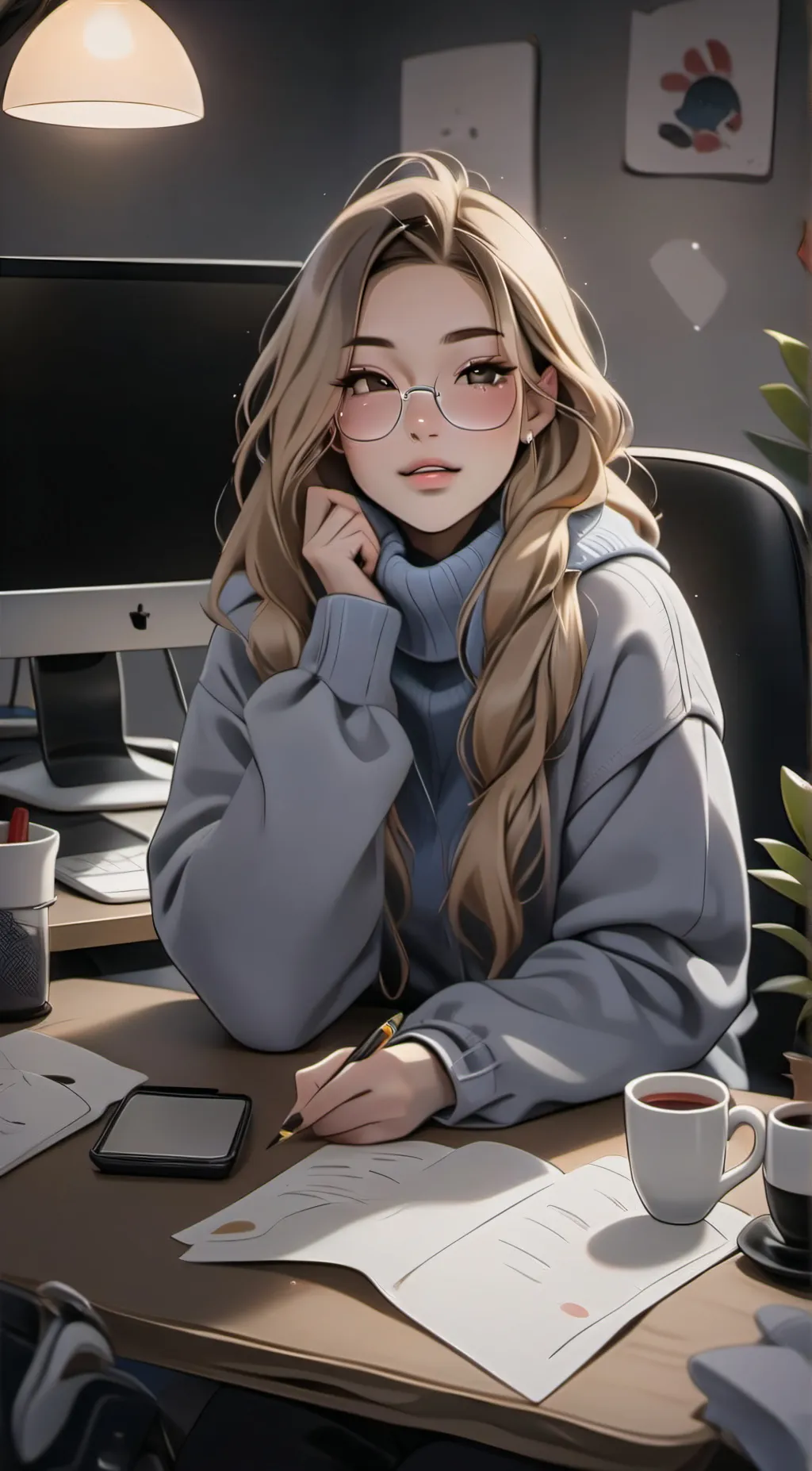 ai character: Lucy background