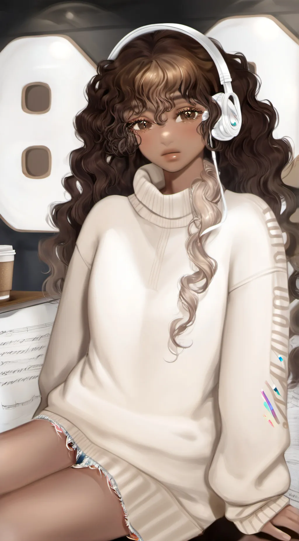 ai character: Tina background