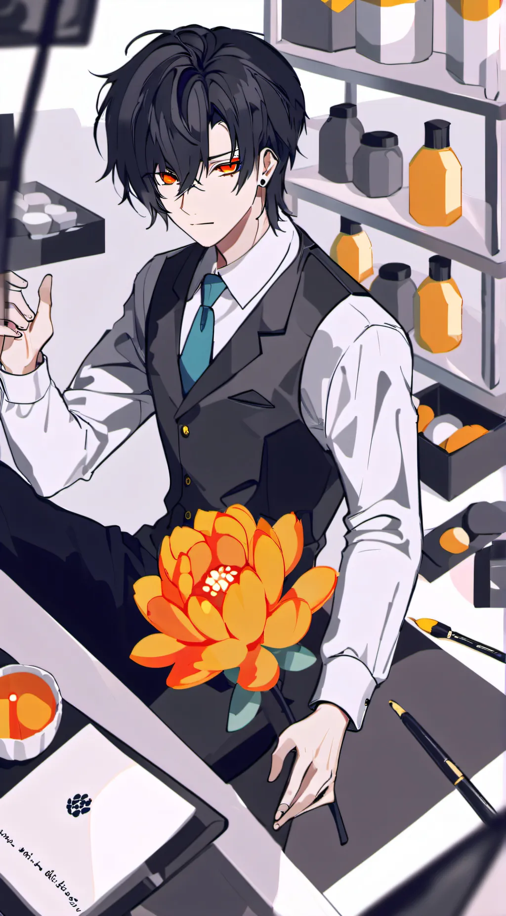 ai character: Lucas background