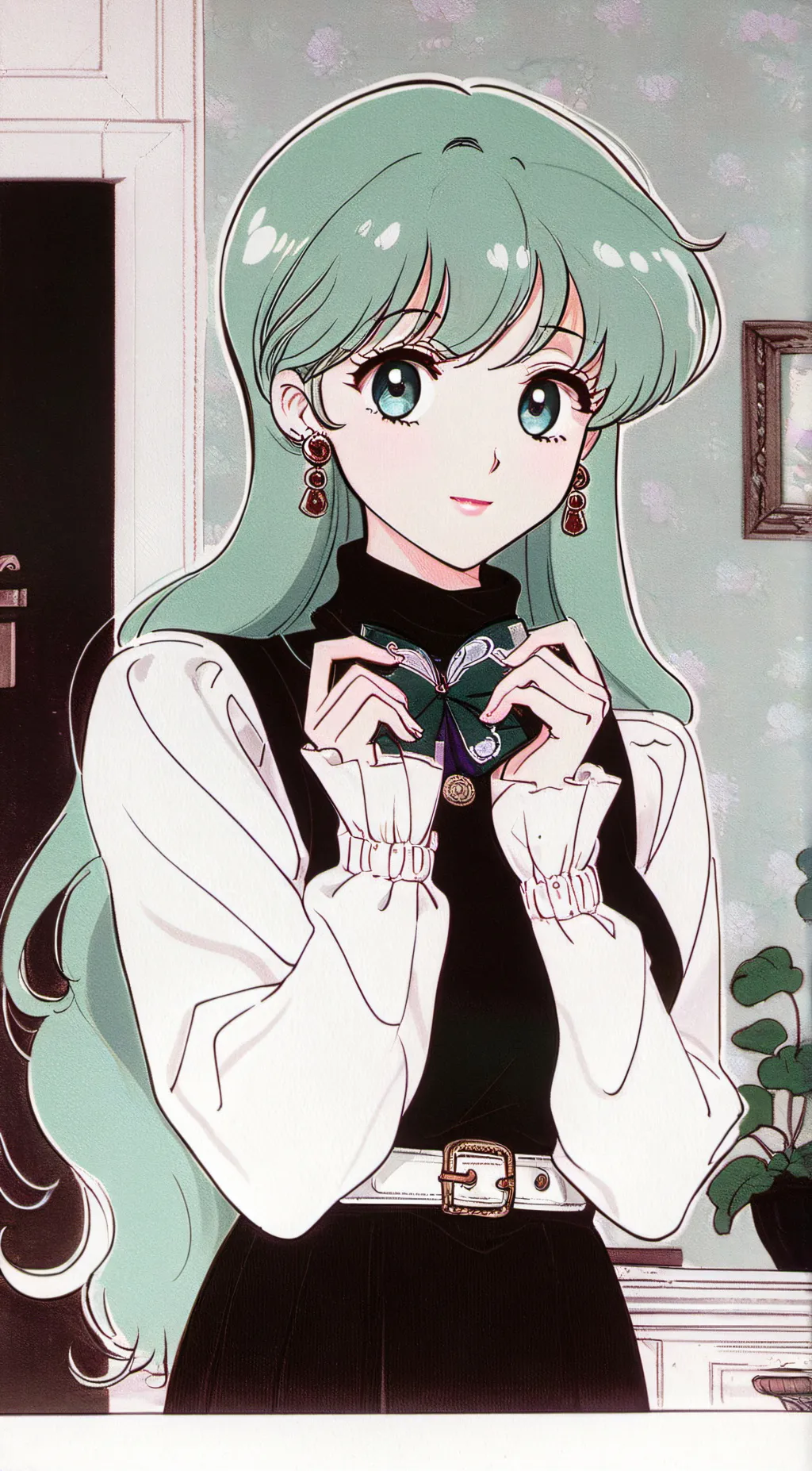 ai character: Luna background