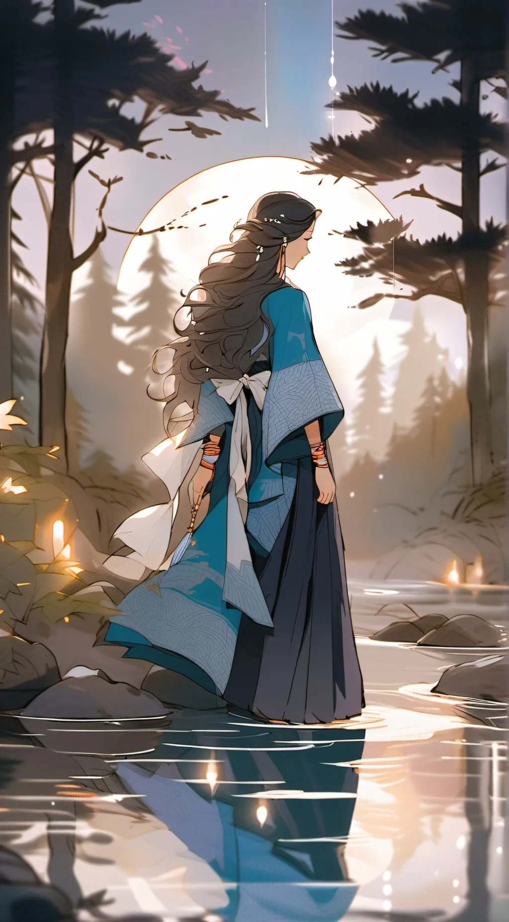 ai character: Hikari background