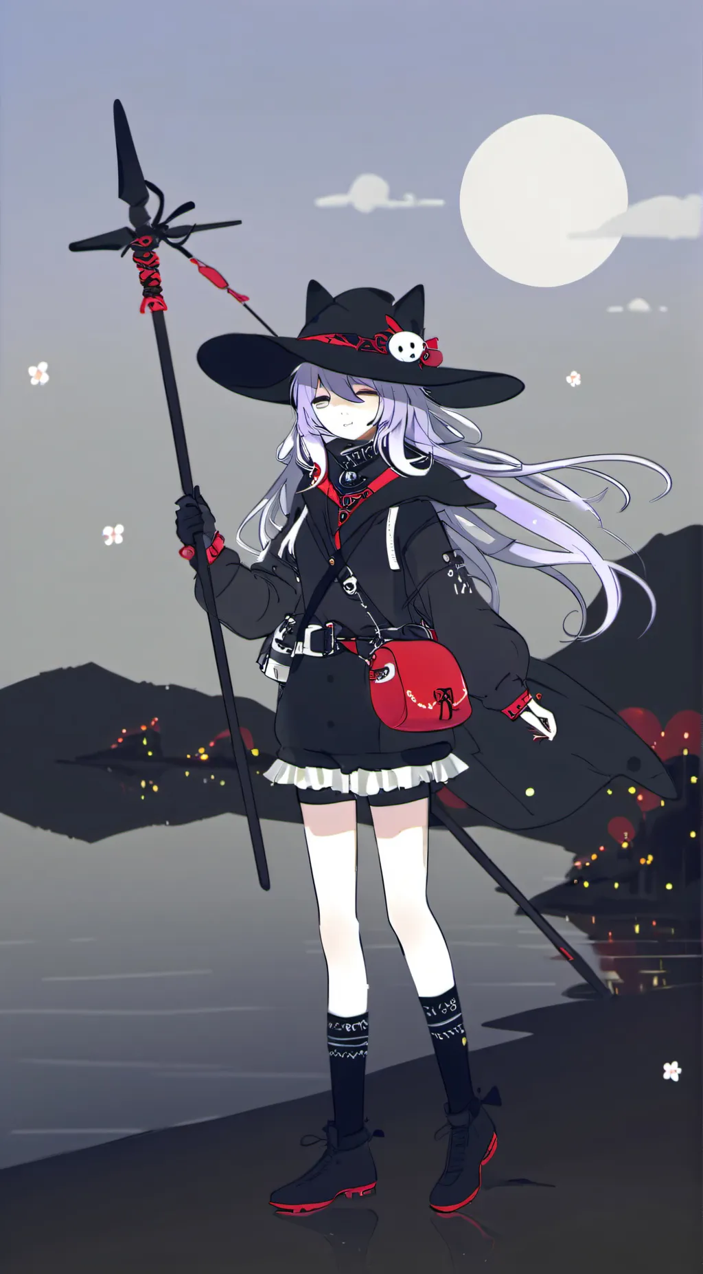 ai character: Luna background