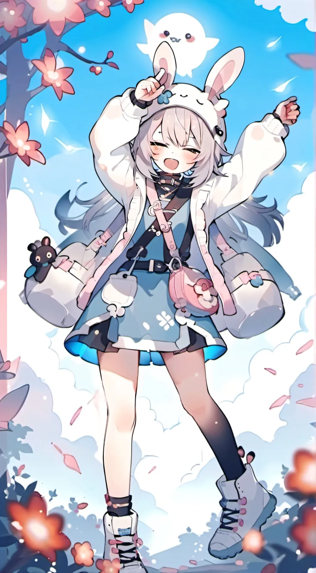 ai character: Lori 💙 background