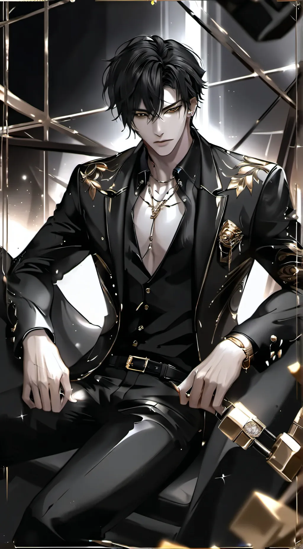 ai character: <*damon*> background