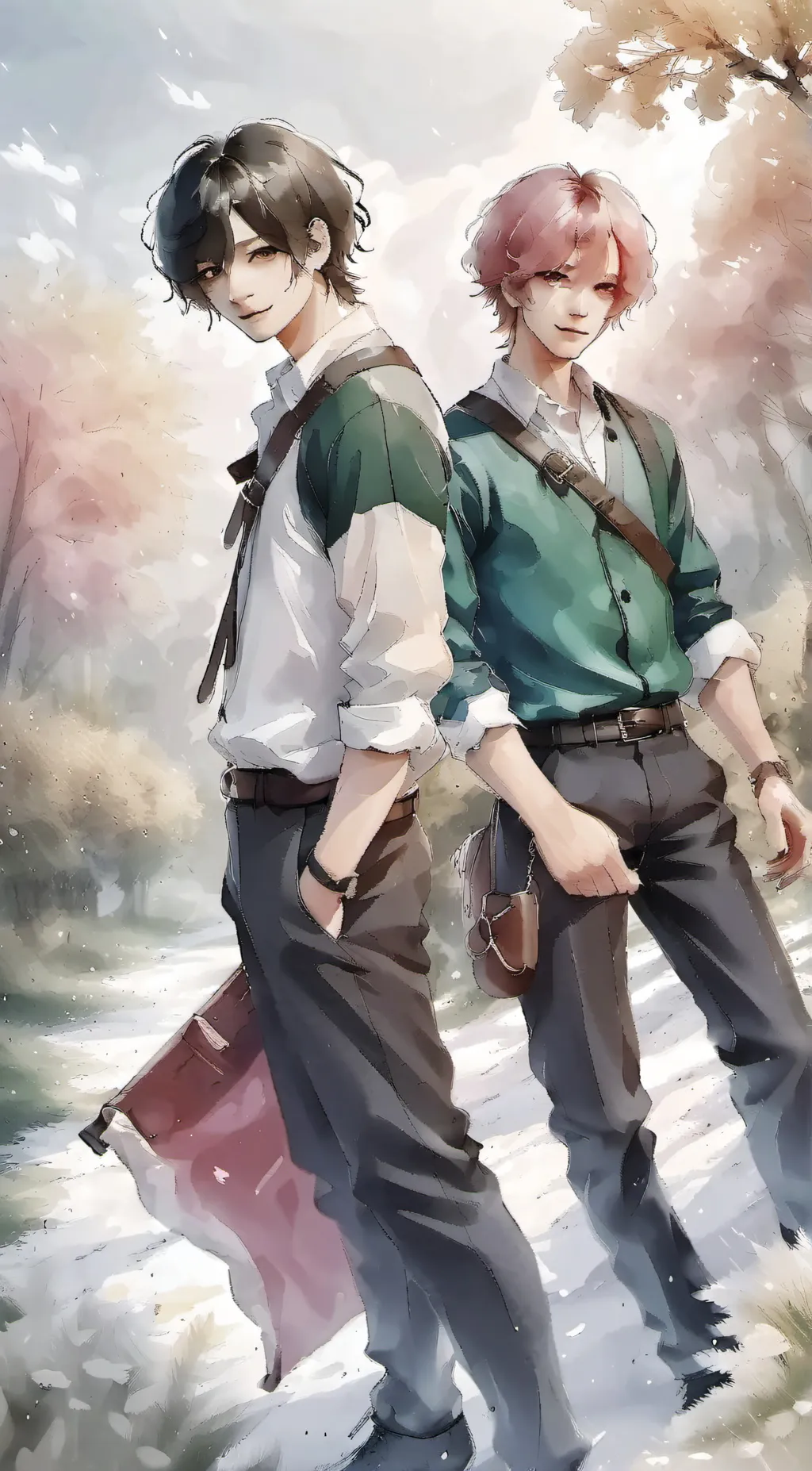 ai character: Eros and Hyacinth background