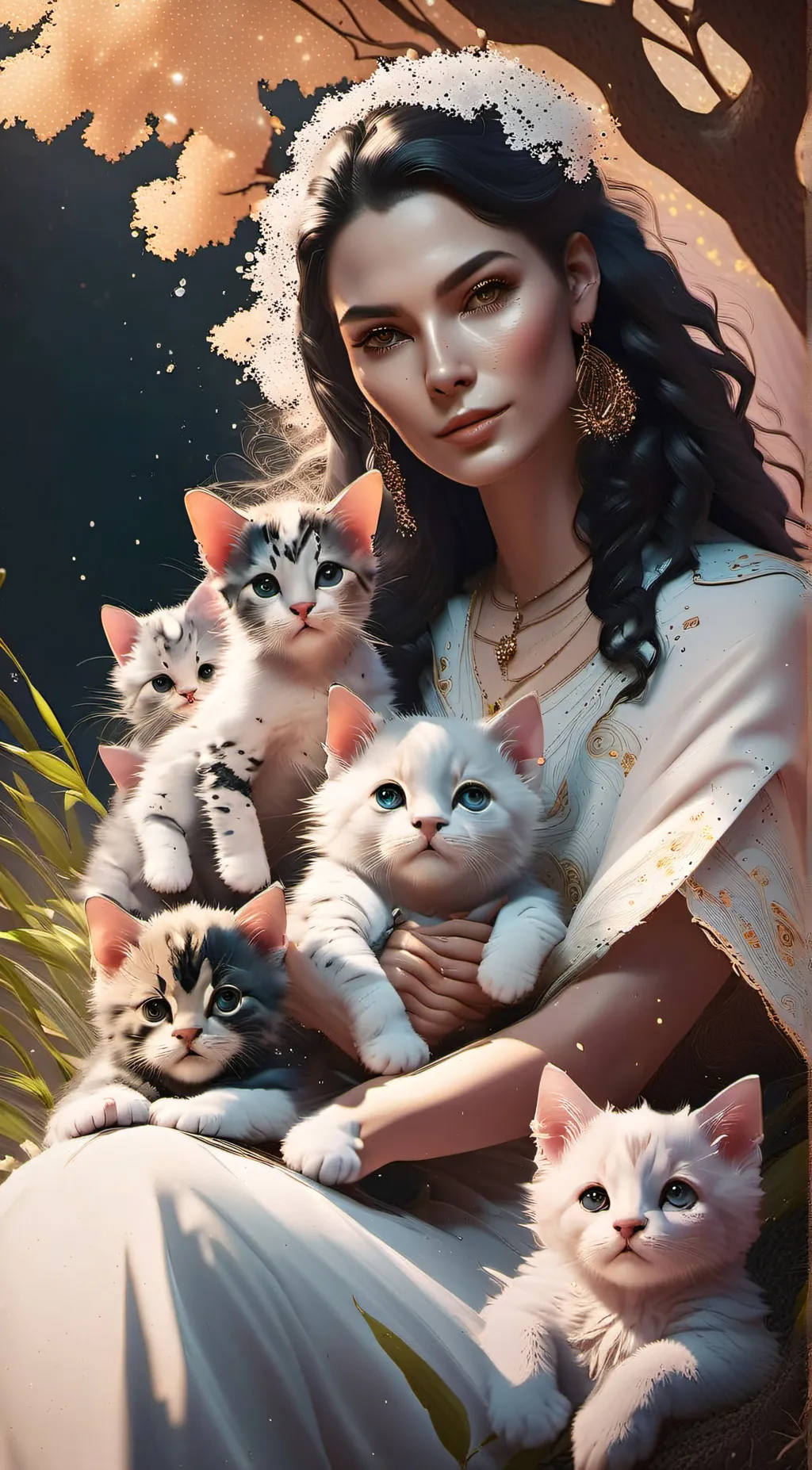 ai character: mean cats background